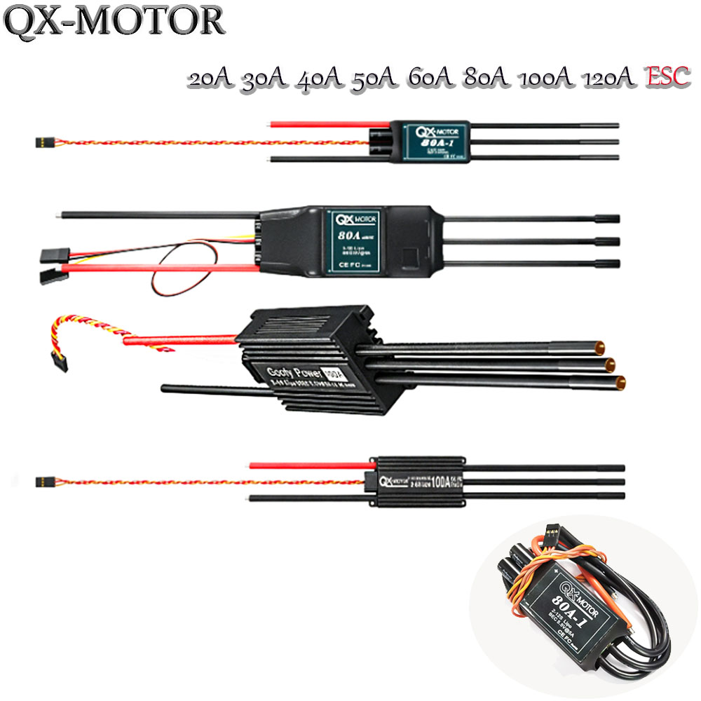 Drone Rc Jet - Pengontrol Kecepatan ESC Tanpa Sikat 20A-120A