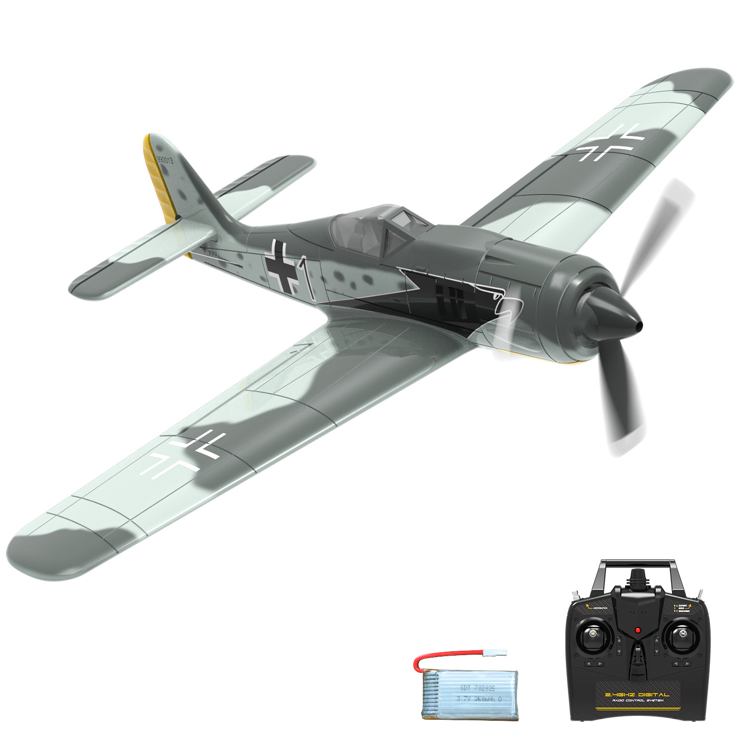 Drone Rc Jet - Volantex pesawat RC FW190 2.4G, 6-Axis