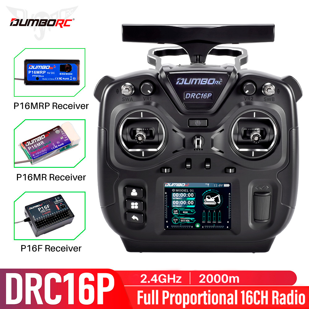 Drone Rc Jet - Transmitter RC DUMBORC DRC16P 16CH Mode