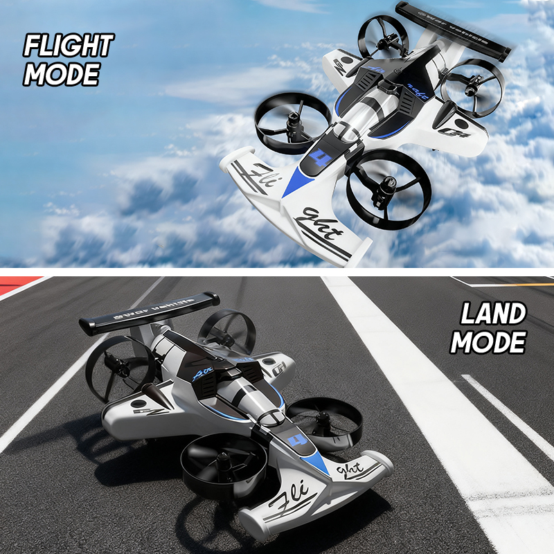 Drone Motor Rc Car - Mobil Terbang Mini Drone 2in1 Udara-Tanah