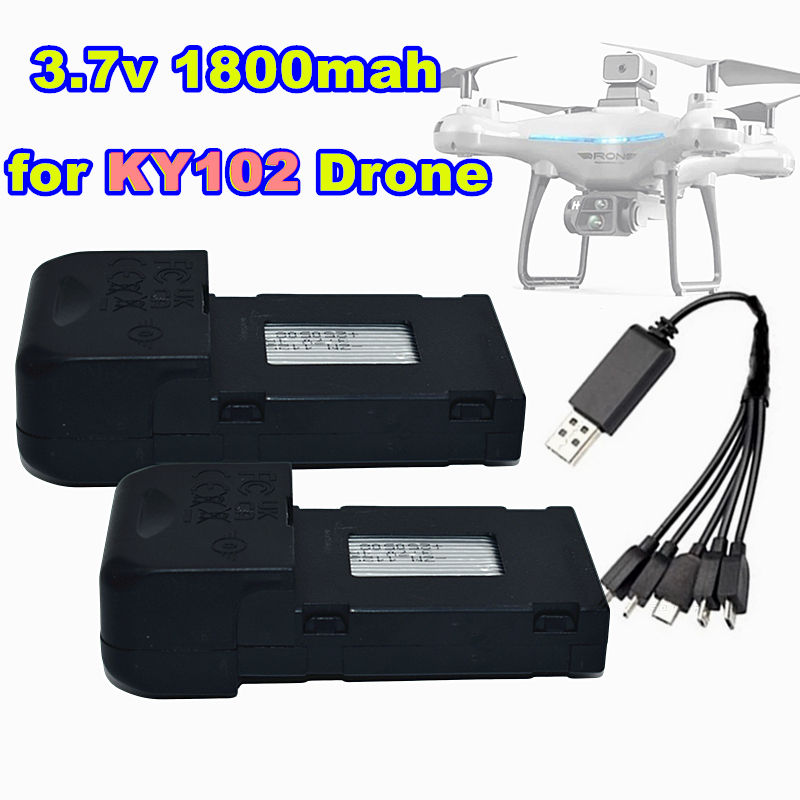 Drone Ky102 Rc - Baterai Drone Untuk KY102 3.7V 1800mah