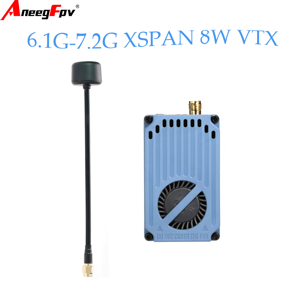 RUSHFPV 6.1‑7.2G 8W X61728 VTX - Receiver Rc Drone ulasan dan harga