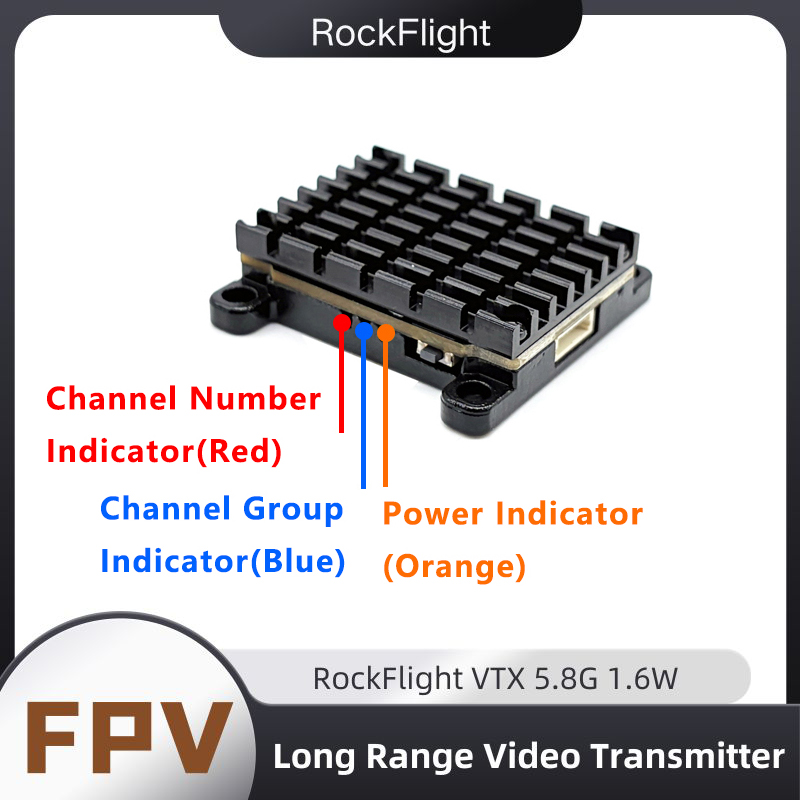 RockFlight TX663 VTX 5.8G 48CH - Receiver Rc Drone ulasan dan harga