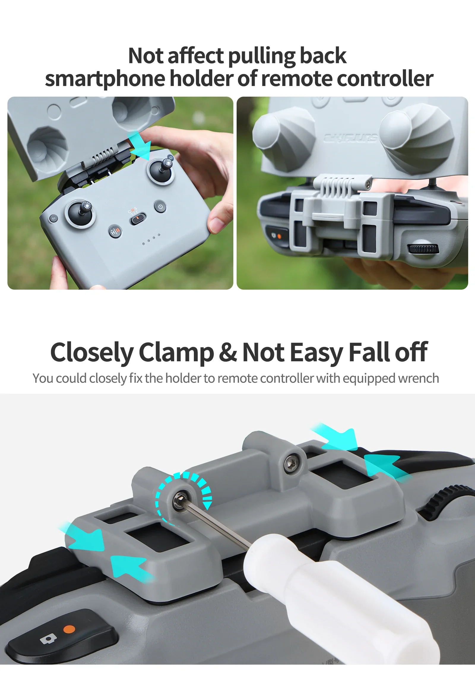 Pelindung Kontroler 2 in 1 Sun - Drone Dji Rc N3 ulasan dan harga