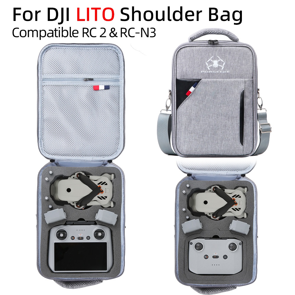 Untuk Tas Bahu DJI LITO Kompat - Drone Dji Rc N3 ulasan dan harga