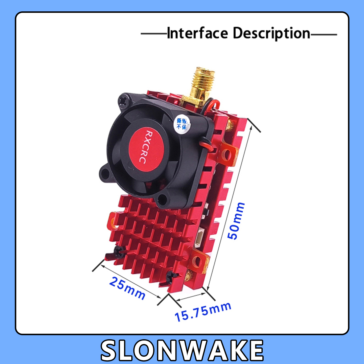 SLONWAKE 5.8G 2W VTX FPV Kamer - Drone Rc Harness ulasan dan harga