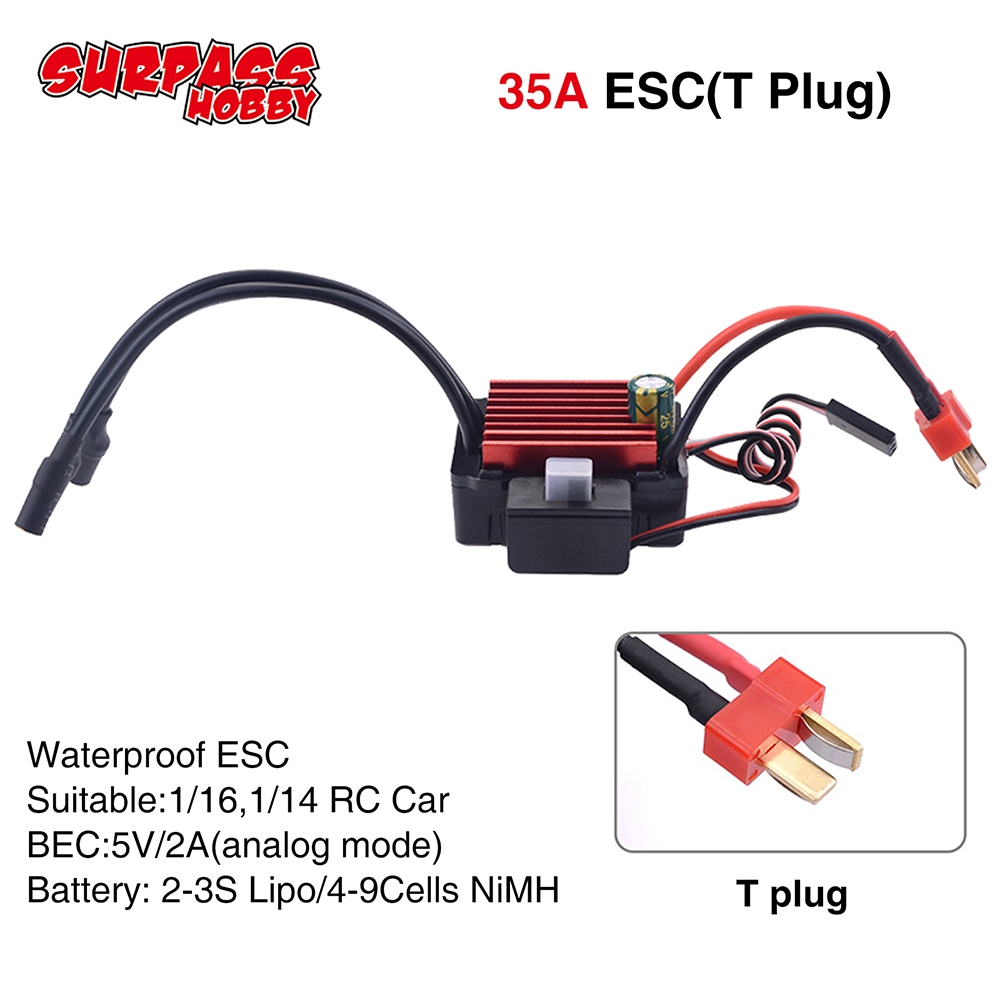 SURPASSHOBBY ESC 150A 80A 120A - Drone Motor Rc Car ulasan dan harga