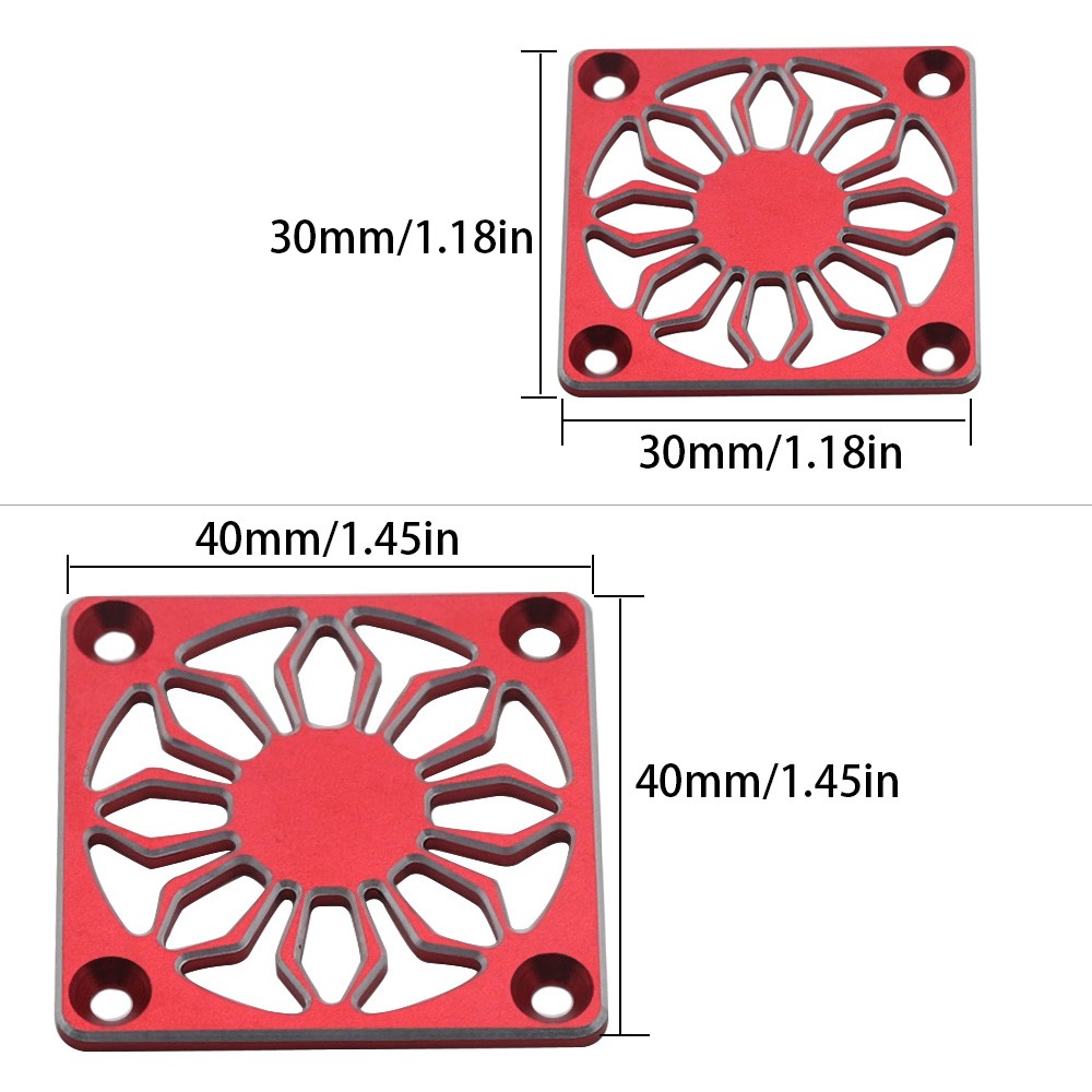 1 buah penutup kipas pendingin - Drone Motor Rc Car ulasan dan harga