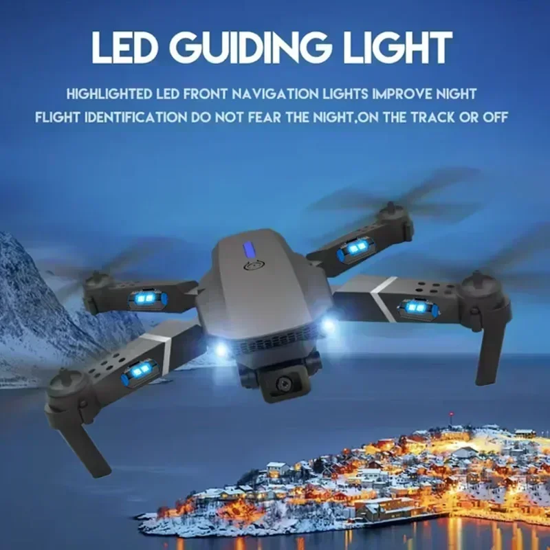 E88 Pro Drone FPV kamera sudut - Drone Rc Harness ulasan dan harga