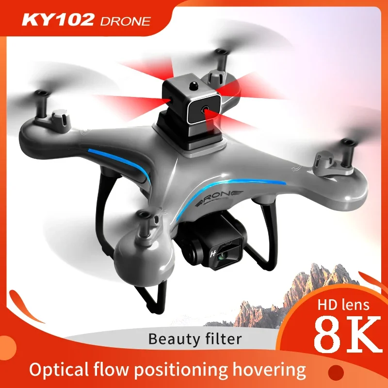 KY102 Drone Rc 8K kamera ganda - Drone Ky102 Rc ulasan dan harga