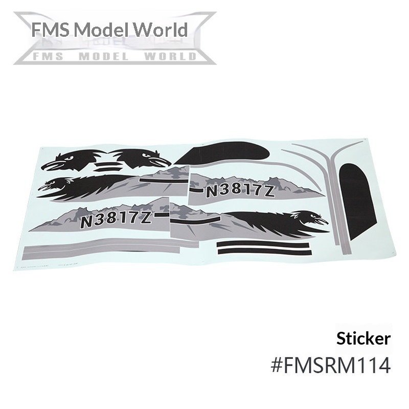Stiker Pesawat RC FMS untuk Pe - Drone Rc Jet ulasan dan harga