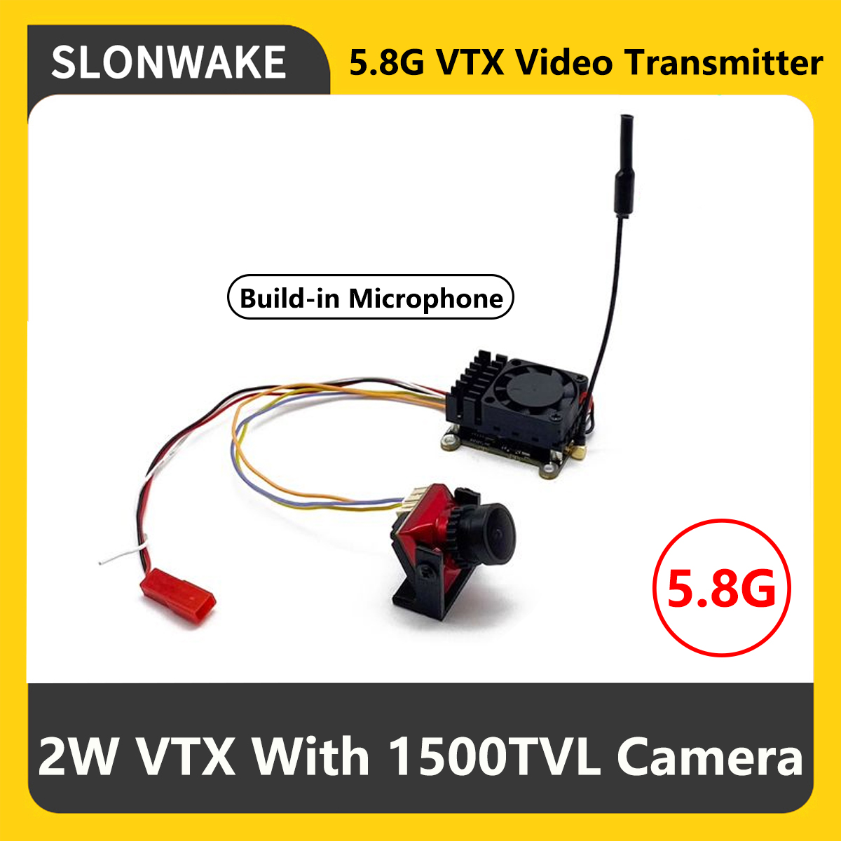 SLONWAKE 5.8G 2000mW FPV VTX T - Fpv Drone Camera ulasan dan harga