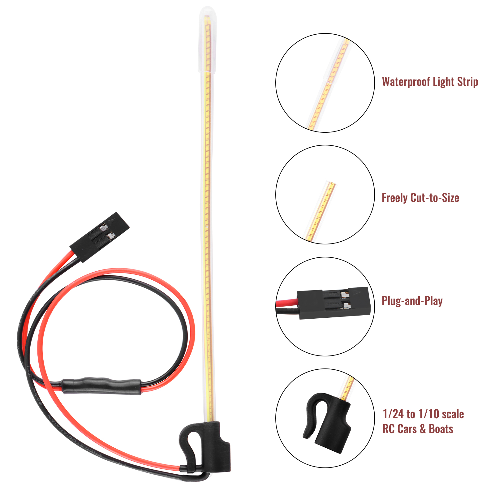 ModRax 2PCS Lampu Antena LED R - Drone Shahed Rc ulasan dan harga