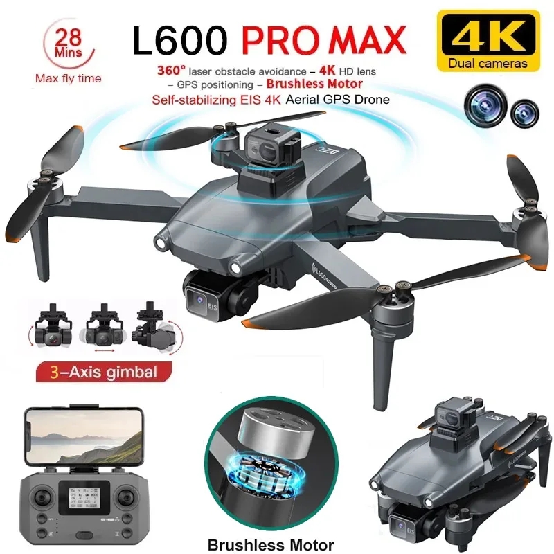L600 PRO MAX Drone GPS profesi - Drone Rc Harness ulasan dan harga