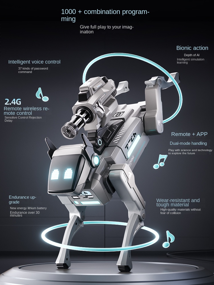 Robot Anjing AI Mainan Remote  - Brushless Motor ulasan dan harga