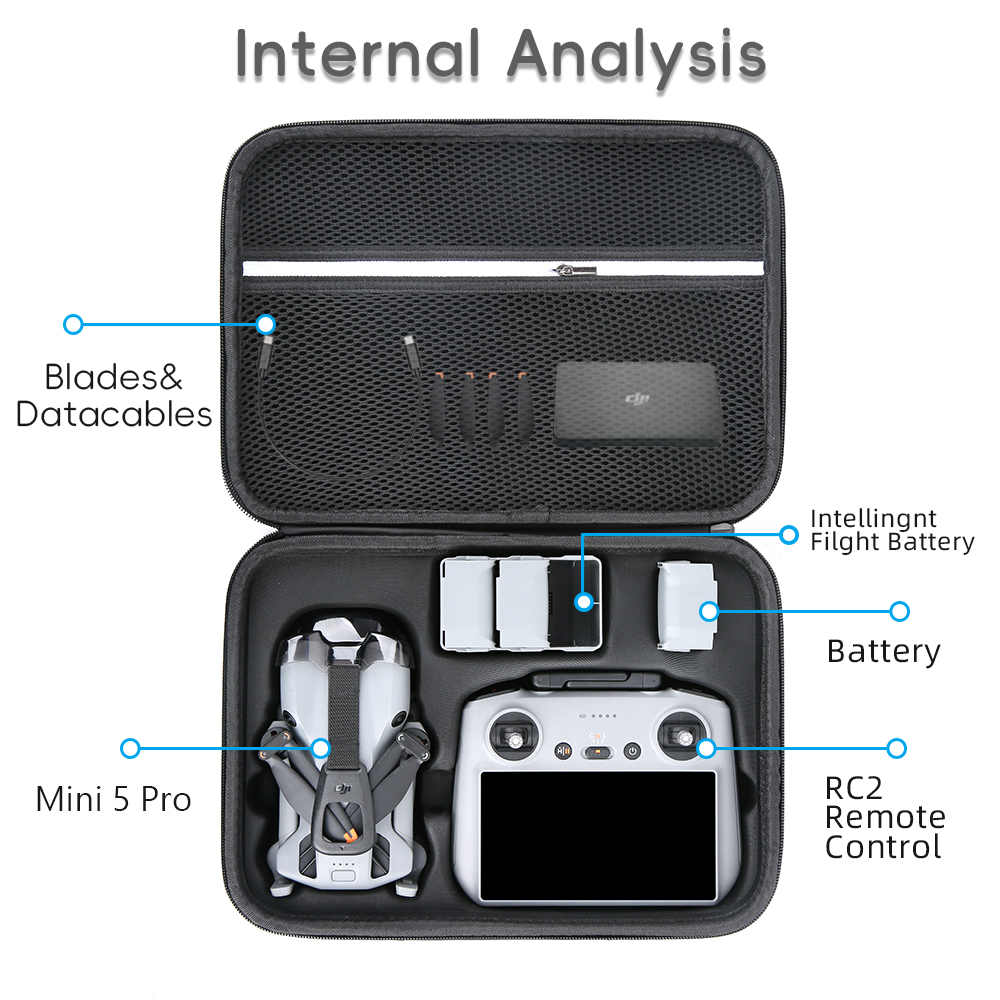 Untuk Mini 5 Pro Case Tas Peny - Drone Dji Rc N3 ulasan dan harga