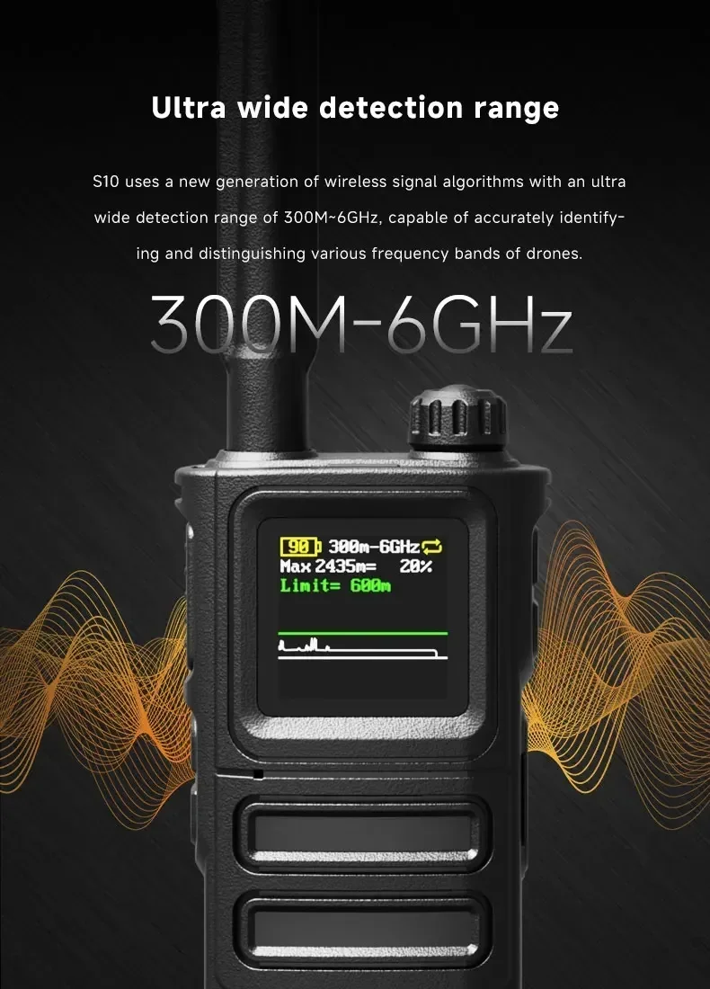 Detektor Sinyal Drone Genggam  - Drone Rc Frequency ulasan dan harga