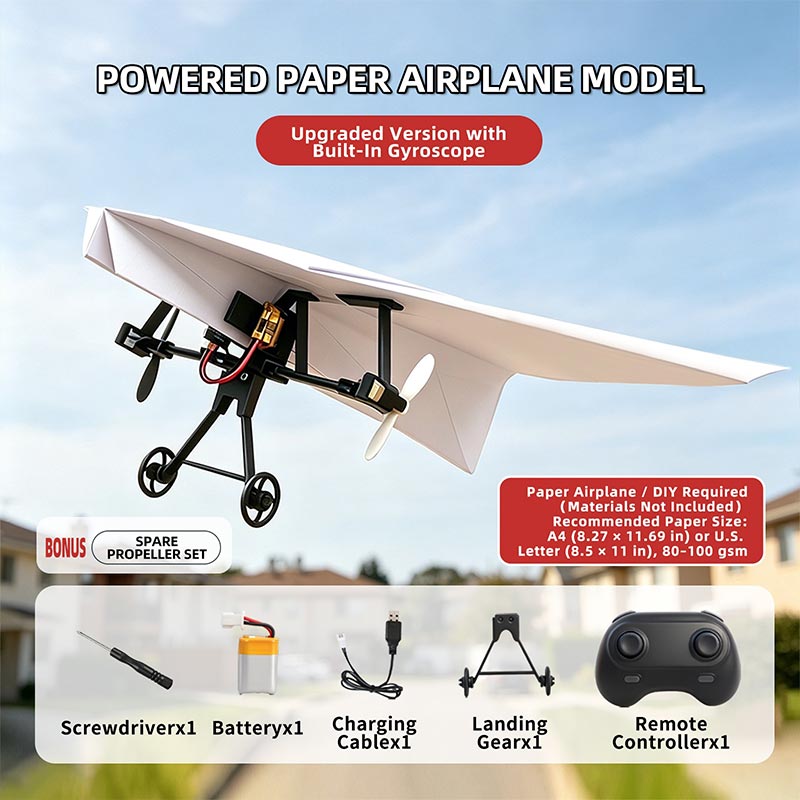 Kit Pesawat Kertas RC dengan G - Drone Rc Jet ulasan dan harga