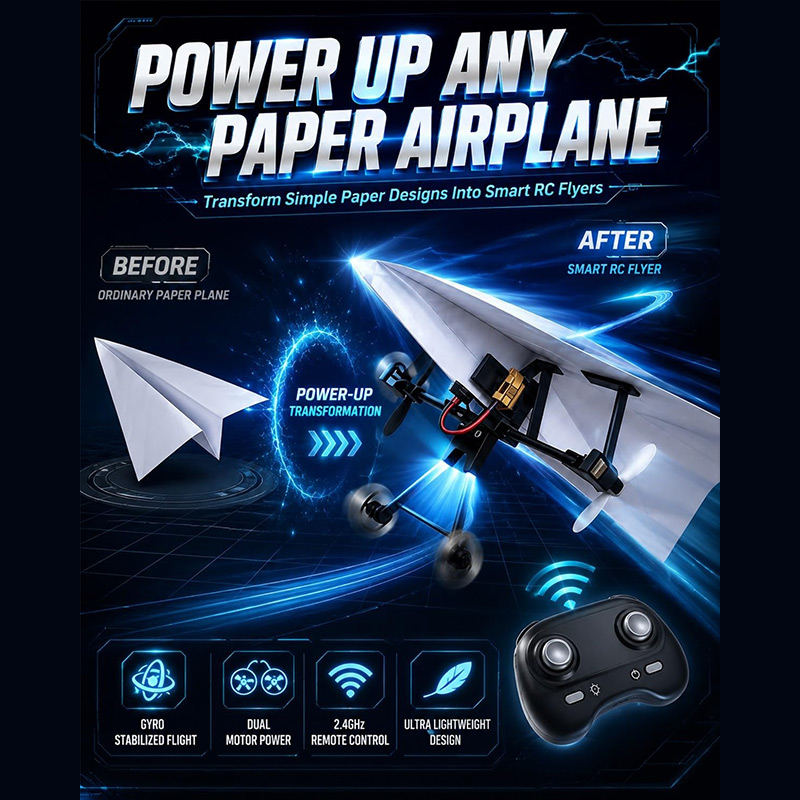 Kit Pesawat Kertas RC dengan G - Drone Rc Jet ulasan dan harga