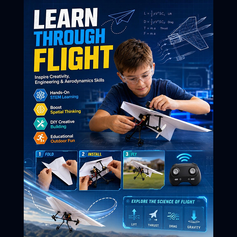 Kit Pesawat Kertas RC dengan G - Drone Rc Jet ulasan dan harga