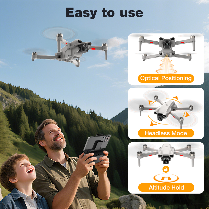 Drone Baru L017 Pro Brushless  - Drone Rc Harness ulasan dan harga